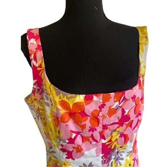 JONES WEAR Vintage Bold Floral Cotton Flowy Sundress Woman’s Plus Size 16 - Picture 11 of 16